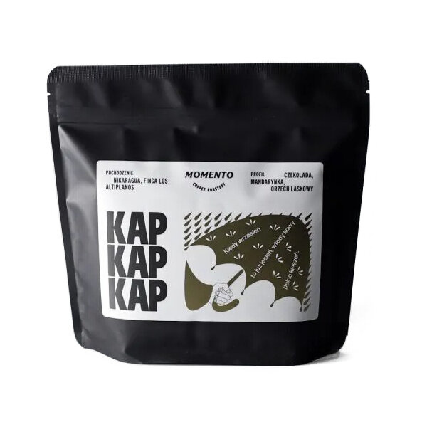 Kawa ziarnista Momento KAPKAP Autumn Espresso Nikaragua Finca Los Altiplanos 250g – NIEDOSTĘPNY