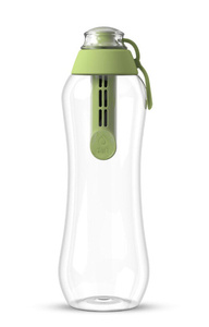 Butelka filtrująca wodę Dafi SOFT 0,5 L + filtr węglowy - Pistacjowa - NIEDOSTĘPNY