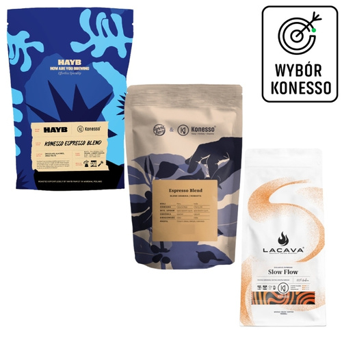 ZESTAW - Kawy ziarniste Klasyka i Słodycz Wybór Konesso