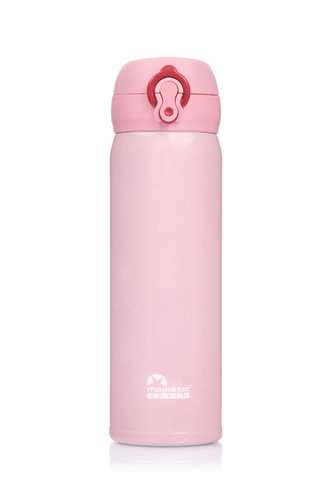 Kubek termiczny Majestic Sport Mash 450 ml - Różowy - opinie w konesso.pl