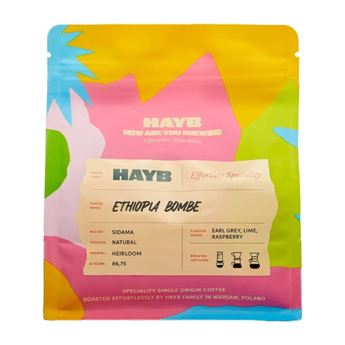 Kawa ziarnista HAYB Etiopia Bombe FILTR 250g – NIEDOSTĘPNY