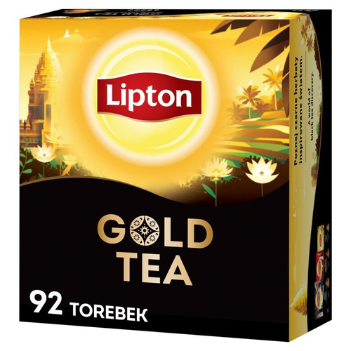 Herbata czarna Lipton Gold Tea 92x1,5g - opinie w konesso.pl