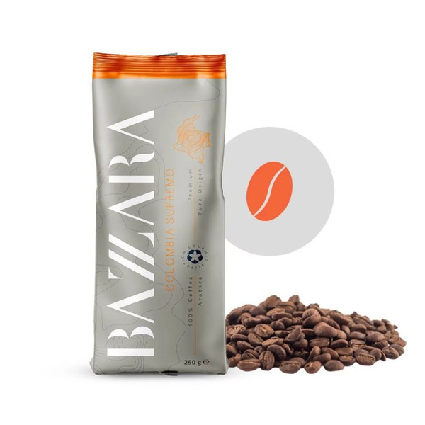 Kawa ziarnista Bazzara ESPRESSO COLOMBIA SUPREMO 250g
