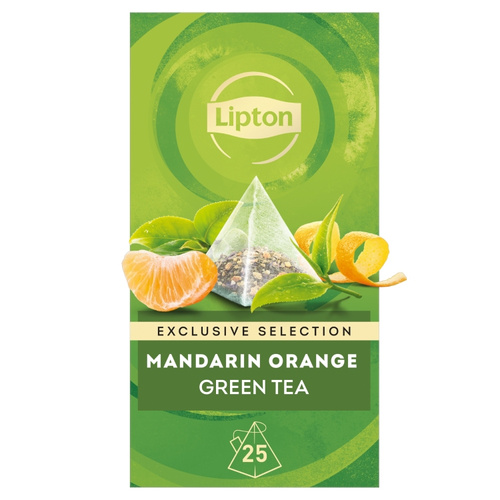 Zielona herbata Lipton Exclusive Selection Green Tea Mandarin Orange 25x1,8g