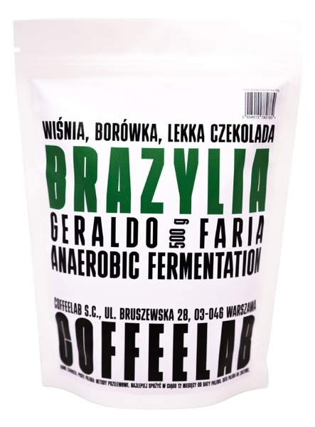 Kawa ziarnista Coffeelab Brazylia Geraldo Faria 500g - NIEDOSTĘPNY