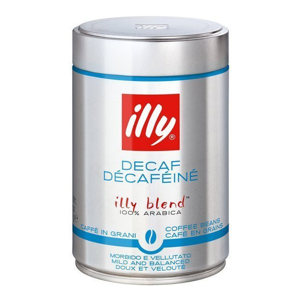 OUTLET - Kawa ziarnista illy Decaf - bezkofeinowa 250g