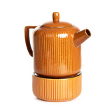 Dzbanek z podgrzewaczem Homla Mirande 950ml - Bursztynowy