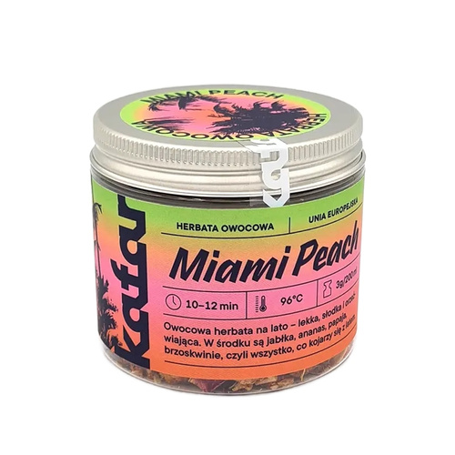 Herbata owocowa Kafar Miami Peach 50g - opinie w konesso.pl