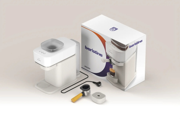 Ekspres do kawy Philips Baristina BAR300/03 - Mleczna Biel