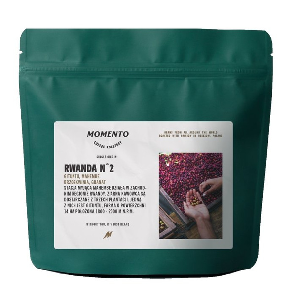 Kawa ziarnista Momento Rwanda Nº2 Gituntu Mahembe 250g - NIEDOSTĘPNY