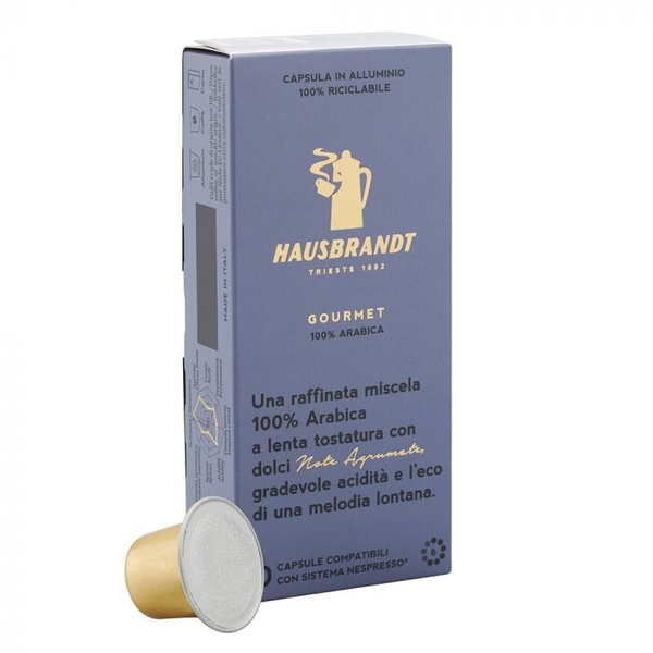 Kapsułki do Nespresso Hausbrandt Gourmet 100% Arabica 10 szt