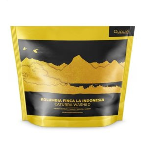 Kawa ziarnista Qualia Kolumbia Finca La Indonesia - Caturra Washed 250g - NIEDOSTĘPNY - opinie w konesso.pl