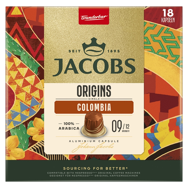 Kapsułki do Nespresso Jacobs Origins Colombia 18 szt.