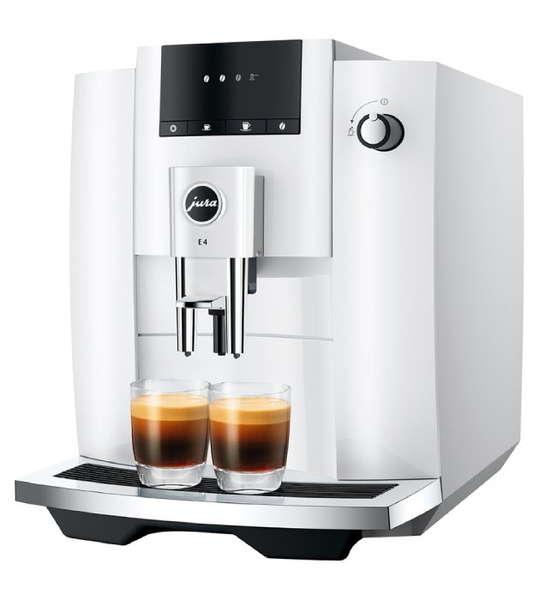 Ekspres do kawy Jura E4 Piano White (EA) + 3KG KAWY GRATIS