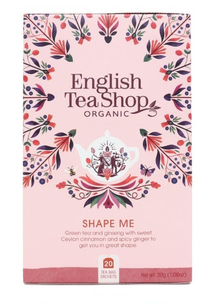 Zielona herbata English Tea Shop Shape Me 20x1,5g - NIEDOSTĘPNY