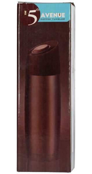 Asobu 5th Avenue Coffee Tumbler - brązowy kubek termiczny 390 ml - NIEDOSTĘPNY