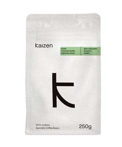 Kawa ziarnista Kaizen Brazil Fazenda Matao Espresso 250g