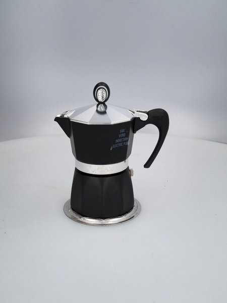 OUTLET 5812 - Kawiarka GAT Fashion Black Induction 3 filiżanki