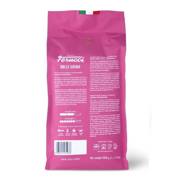 Kawa ziarnista Ferucci Dolce Crema 1kg