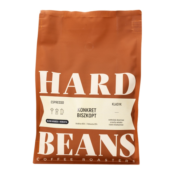 Kawa ziarnista Hard Beans Konkret Biszkopt Espresso 1kg