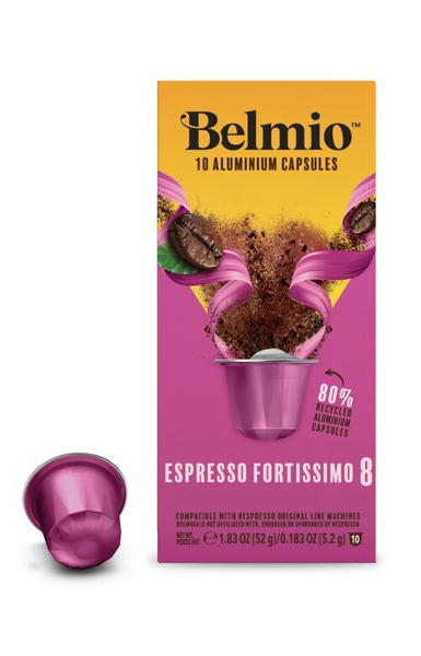 OUTLET - Kapsułki do Nespresso Belmio Espresso Fortissimo 10 sztuk
