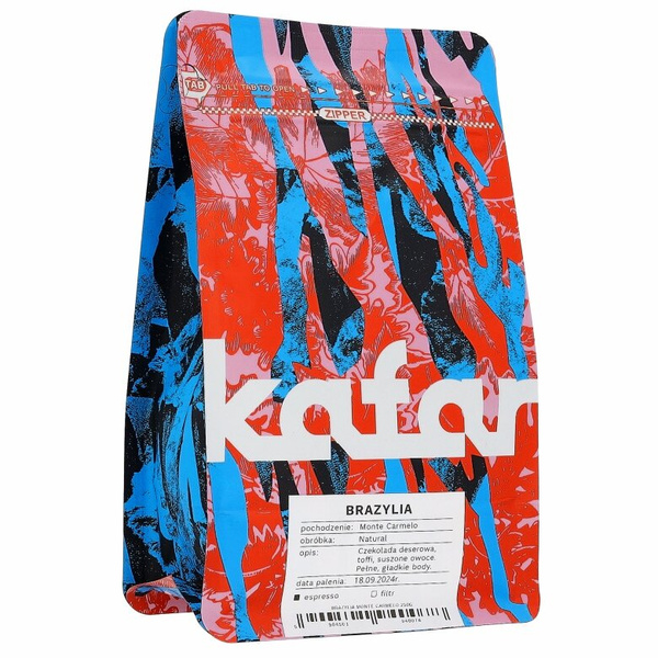 Kawa ziarnista Kafar Brazylia Monte Carmelo 250g