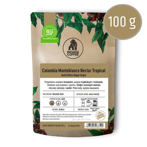Kawa ziarnista Ingagi Coffee Colombia Monteblanco Nectar Tropical FILTR 100g – NIEDOSTĘPNY - opinie w konesso.pl