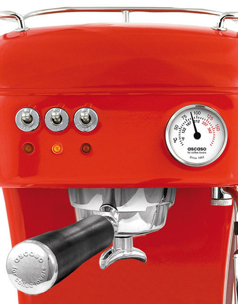 Ekspres do kawy ASCASO Dream Red matowy - NIEDOSTĘPNY