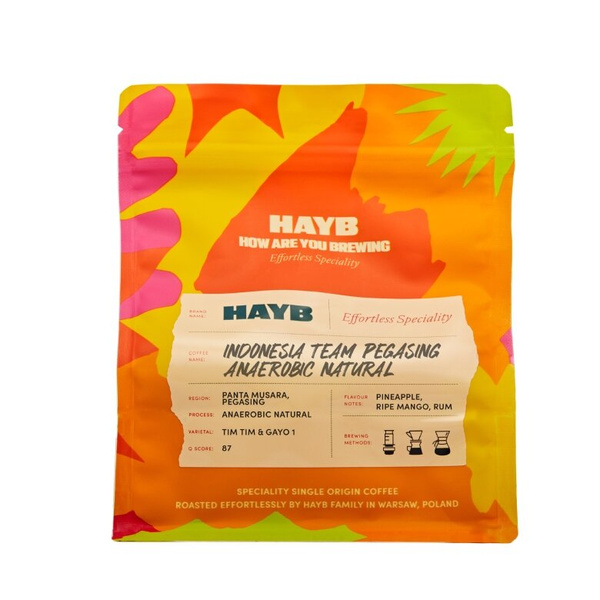 Kawa ziarnista HAYB Indonesia Team Pegasing Anaerobic Natural 250g - NIEDOSTĘPNY