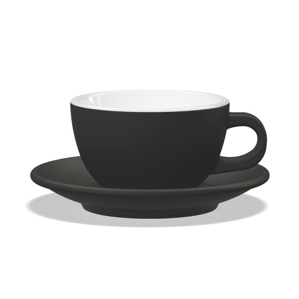 Filiżanka Club House Tulipano 300ml - Czarny mat