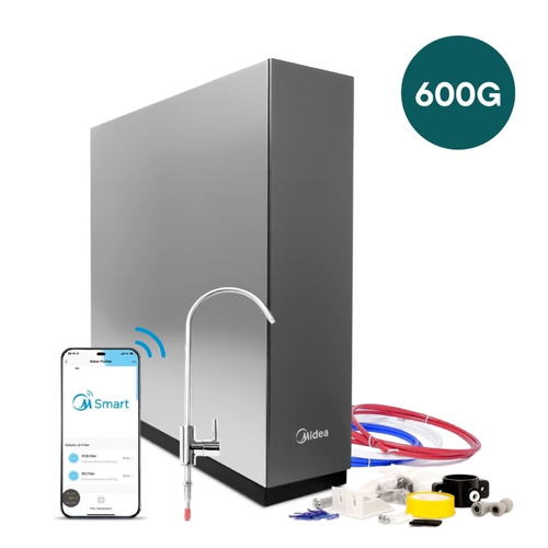 Filtr odwróconej osmozy bez zbiornika 600GPD Midea CWRC600-A106 z WiFi - opinie w konesso.pl