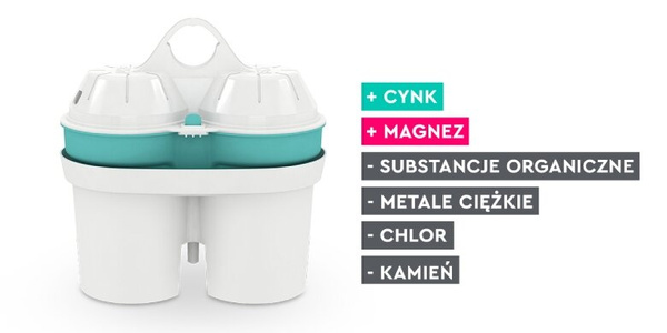 Wkład filtrujący wodę BWT Zinc + Magnesium Mineralized Water - 3 sztuki