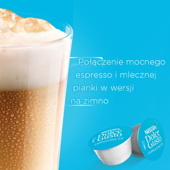 Kapsułki Nescafé Dolce Gusto Cappuccino Ice 16 sztuk - NIEDOSTĘPNY