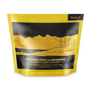 Kawa ziarnista Qualia Kolumbia Finca La Indonesia - Maracaturra Washed 250g - NIEDOSTĘPNY - opinie w konesso.pl