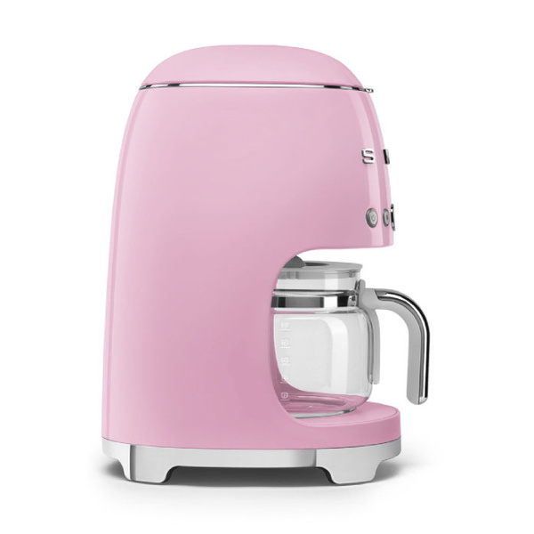 Przelewowy ekspres do kawy Smeg DCF02PKEU - Różowy + GRATIS 250G KAWY
