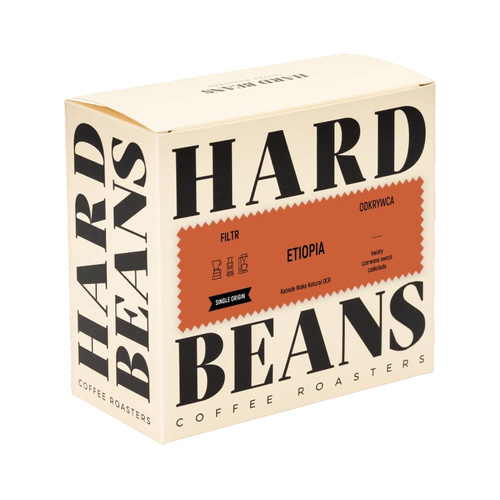 Kawa ziarnista Hard Beans Etiopia Kebede Wako Natural OCR 250g – NIEDOSTĘPNY