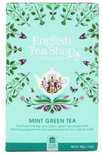 Zielona herbata English Tea Shop Mint Green Tea 20x2g