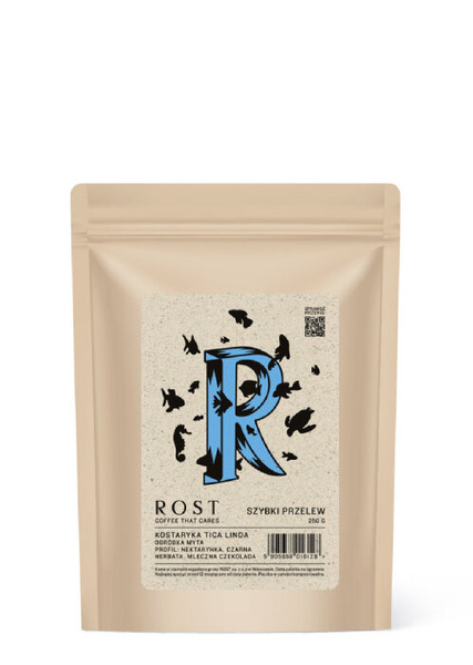 Kawa ziarnista ROST Kostaryka Tica Linda SZYBKI PRZELEW 250g - NIEDOSTĘPNY
