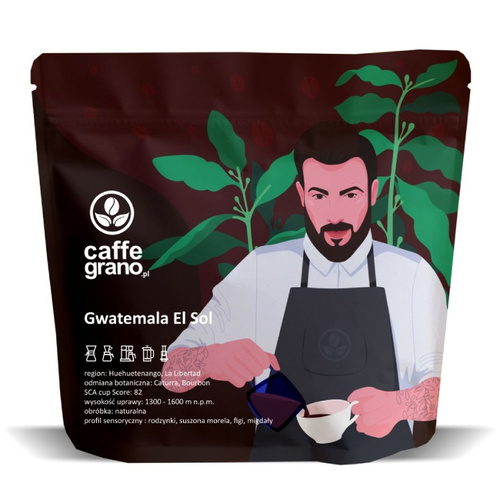 Kawa ziarnista Caffee Grano Gwatemala El Sol Filtr 250g – NIEDOSTĘPNY - opinie w konesso.pl