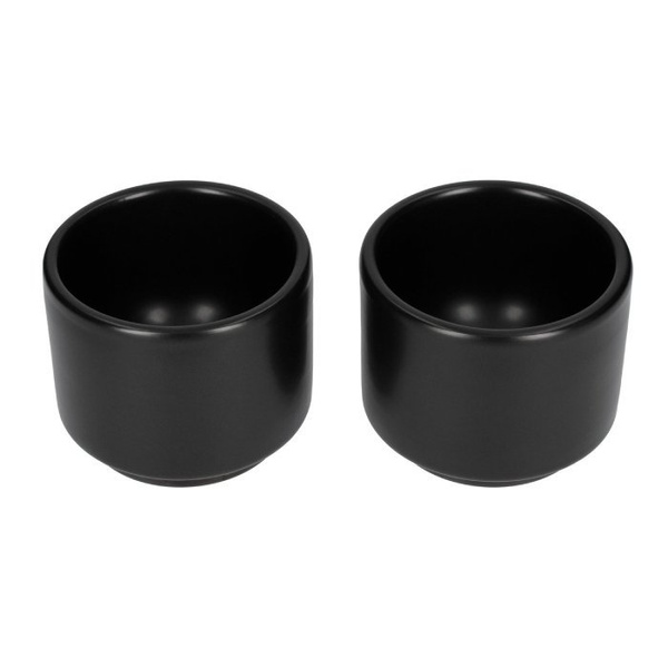 Kubek Fellow Monty Espresso 90 ml - Czarny - 2 sztuki