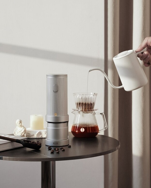 Młynek do kawy Millab E01 Electric Grinder Space Silver- Srebrny