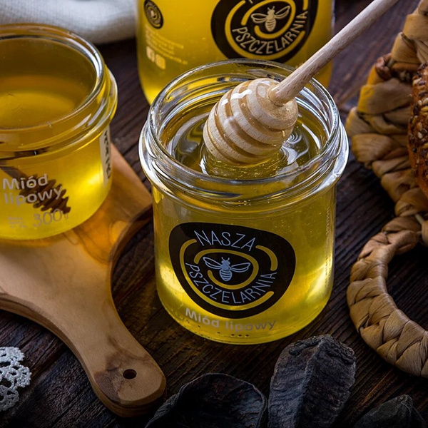 Miód lipowy Nasza Pszczelarnia 450g