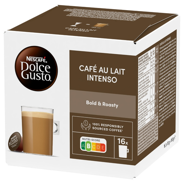 OUTLET - Kapsułki Nescafe Dolce Gusto Café au Lait Intenso 16 sztuk