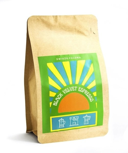 Kawa ziarnista Świeżo Palona Black Velvet 250g - NIEDOSTĘPNY