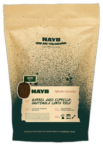 Kawa ziarnista HAYB Konesso Gwatemala Santa Rosa Barrel Aged Espresso 1kg - NIEDOSTĘPNY