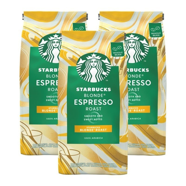 ZESTAW Kawa ziarnista STARBUCKS® Blonde Roast Espresso 3x200g