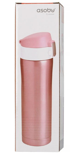 Asobu Diva Cup Rose/White kubek termiczny 450 ml - NIEDOSTĘPNY