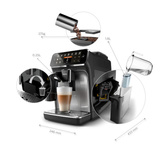 Ekspres do kawy Philips 4300 LatteGo EP4346/70 + GRATIS 2KG KAWY