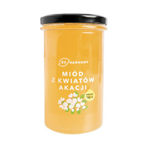 Miód z kwiatów akacji BeHarmony 700g - NIEDOSTĘPNY - opinie w konesso.pl