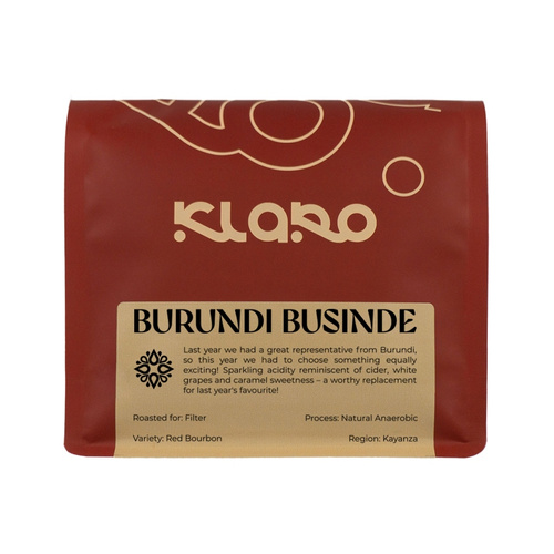 Kawa ziarnista Klaro Burundi Businde Filtr 200g